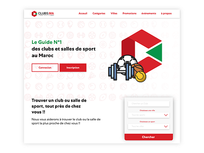 Clubma Landing Page Redesign