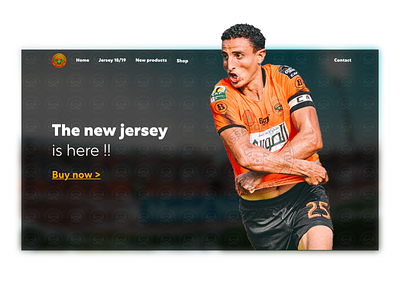 RSB football Store Landing Page