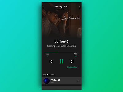 Spotify UI redesign