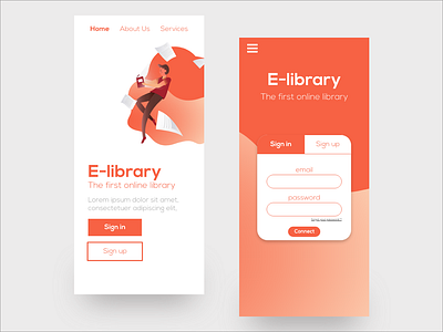 Responsive E-library