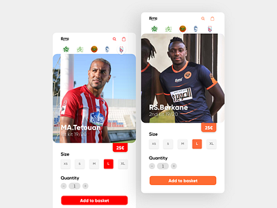 jersey store adidas app application clean design flat ios jersey kit mobile nike ui ux