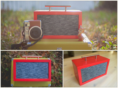 Mallory Boombox bluetooth boombox diy electronics modern music radio stereo vintage woodworking
