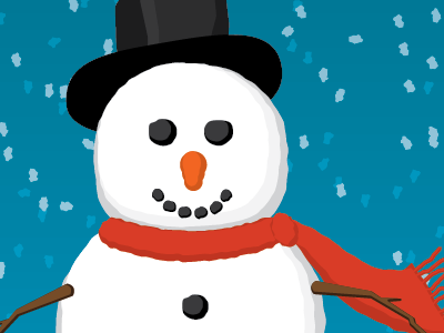 Snowysnowman holidays illustration illustrator snow snowman vector winter