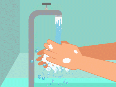 Global Hand-Washing day on October 15th! after effects animation hygiene illustration illustrator makehandscleanagain vector