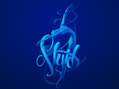 Be Fluid art blue branding design digitalpainting fluid illustration logo photoshop typography vector