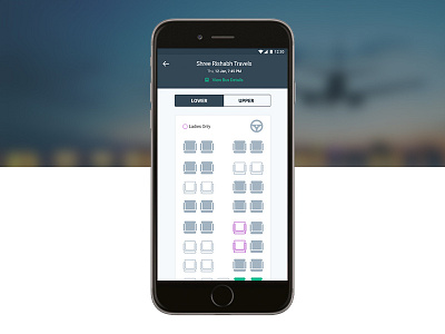 Bus Seat Selection bus seat selection design website