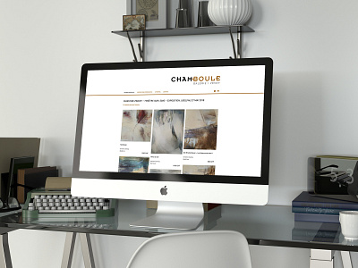 CHAMBOULE GALLERY WEBSITE webdesign website