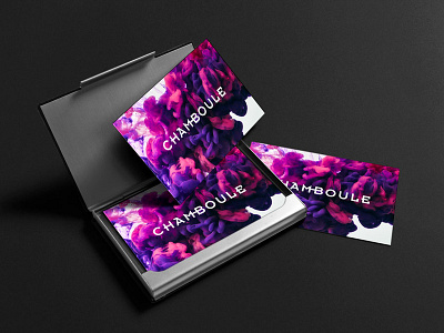 CHAMBOULE GALLERY branding business card design graphic design logo visual identity