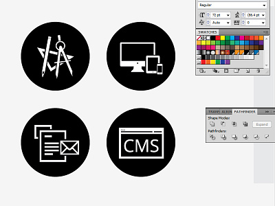 Service Icons gonzodesign icon font icons redesign svg