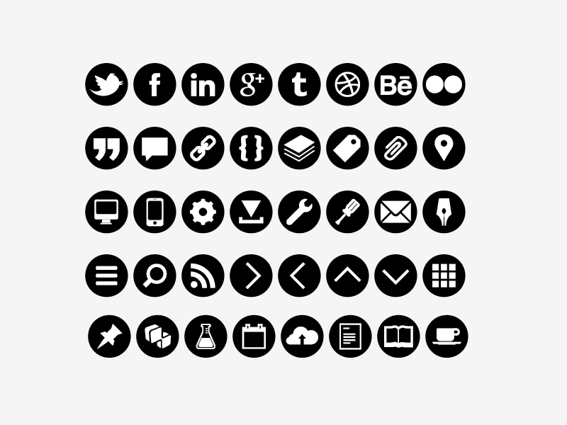 gonzodesign Icon Font by Jan Rajtoral on Dribbble