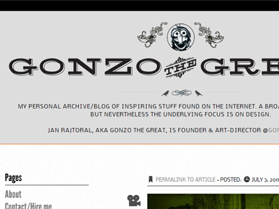 Gonzo the Great - New header gonzo the great header title tumblr