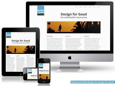 New website Design for Good customized theme responsive rwd web design wordpress