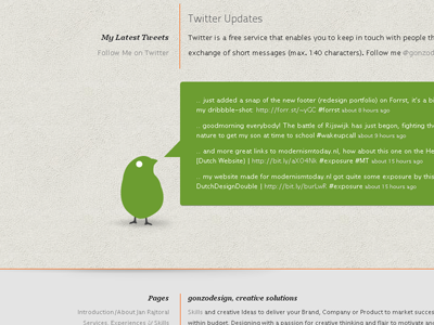 gonzographic: Twitter Feed