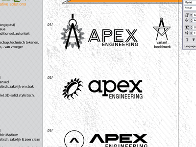 LogoConceptz Apex apex concepts engineering logo design