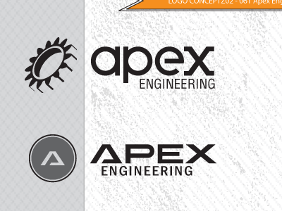 Logo Concepts Apex02 apex concepts engineering logo design