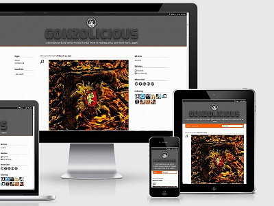 Gonzolicious - Responsive (Premium) Tumblr Blog Theme