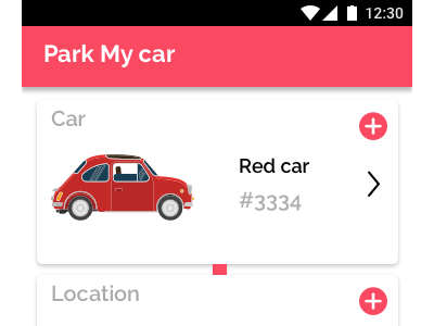 Park My car app app icon ball color design icons illustration recent sketches