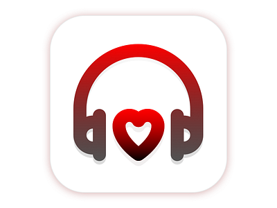 I love Music app icon branding design graphic icon illustration recent