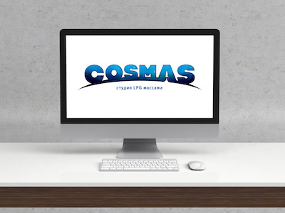 Cosmas logo design graphic logo logotype media polygraphy poster