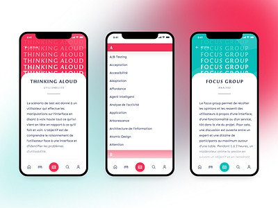 UX Glossary App UI 2.0