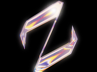 Z Chrome Letter