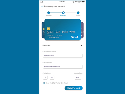 #DailyUI #002 bangalore clean credit card credit card checkout credit card payment dailyui 002 design illustration minimal payment typography ui ux