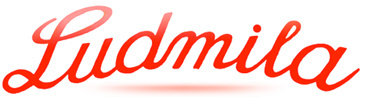 Ludmila logo identity