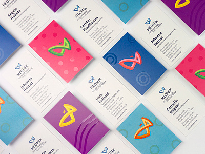 Meomix CI: Business Cards brand identity branding business card design corporate design
