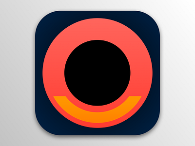 BlackHole App Icon app app icon black blackhole hole icon logo