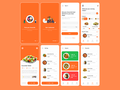 Food ordering & delivery mobile app