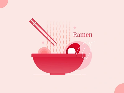 Ramen art artwork colores colors design flat graphic illustration ilustrador vector