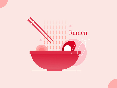 Ramen art artwork colores colors design flat graphic illustration ilustrador vector