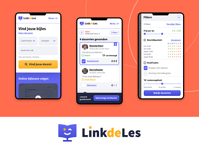 Mobile layout & Logo for LinkDeLes