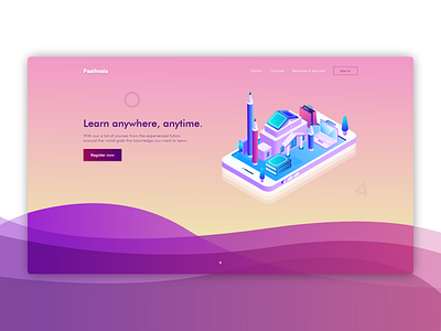 Colorful Landing Page