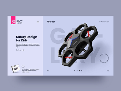 Gadgets diseño gráfico drone gadgets graphic design inspiration interaction interface template uidesign uiux web website