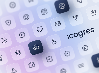 Iconos Icogres colección de iconos ecommerce graphic design icogres icon pack icon set iconos icons interaction interface line minimalist