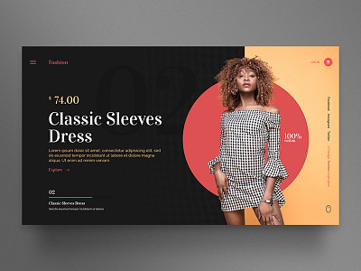 Fashion inspiration interaction interface template theme ui ui design web web design wordpress