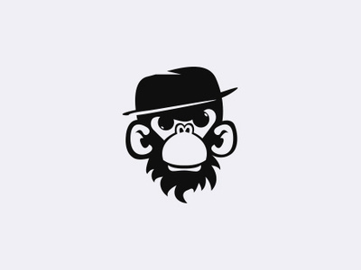 Sexy Monkey brand character graphic design hat icon illustration logo monkey sexy