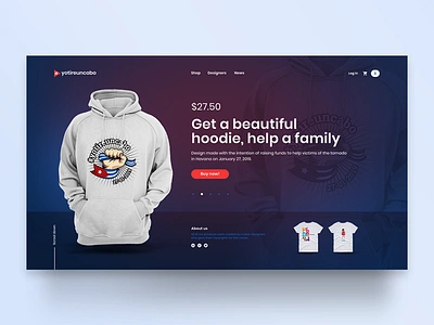 Yotireuncabo concept cuba cuban design friends gradient graphic design havana interaction interface landingpage t shirt tornado uiux victims web design website