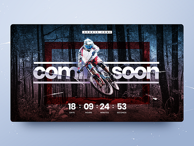 Coming Soon Page 3d app arte coming soon page concept digital grunge illustration inspiration interaction interface page photography sports template ui uidesign webdesign website