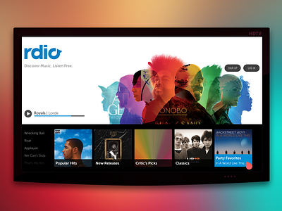 Webos Tv Rdio Concept