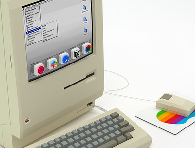 3D Apps on Macintosh 3d design macos render retro ui