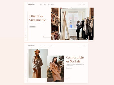 Fashion Website concept design ecommerce fashion design landingpage ui ux web website website concept