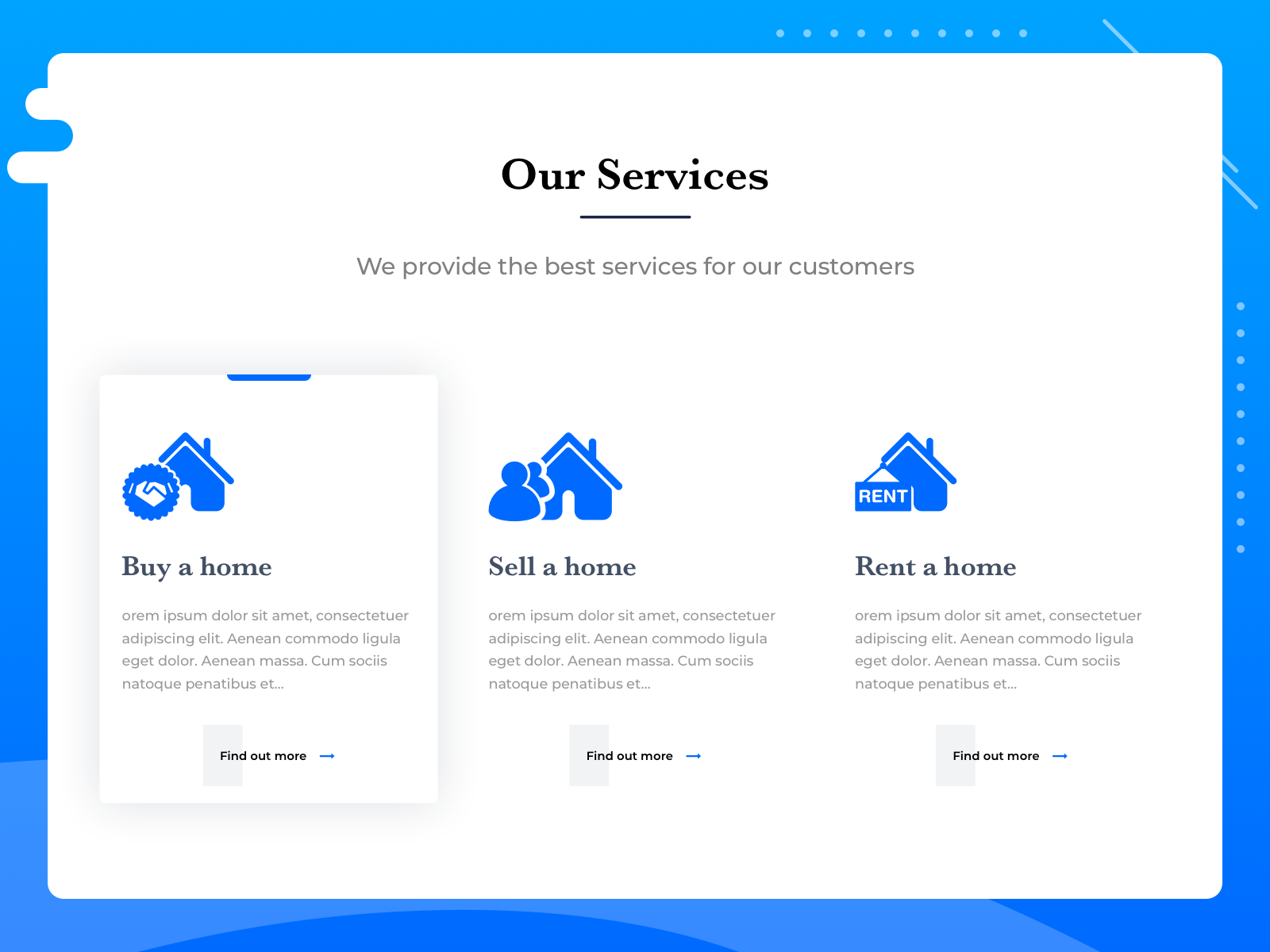 Gharbaar - Our Services Section by AppStudioPro on Dribbble