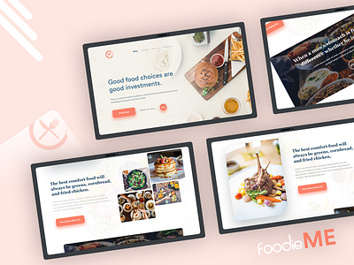 foodieME - Restaurant Landing Page