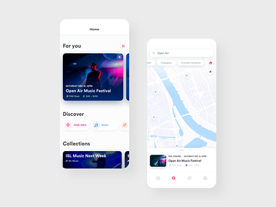 Concert Ticketing App Concept #2 2019 app app design application concert design mockup ui ux