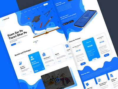 turoria.pk - Landing page 2019 branding design illustration ui ux vector webdesign