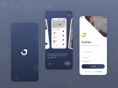 PayTripa App 2019 app app design application design mockup ui ux