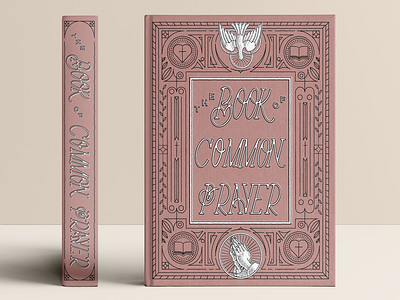 Book of Common Prayer Cover book book cover cover design graphic design hand icon illustration typography vector