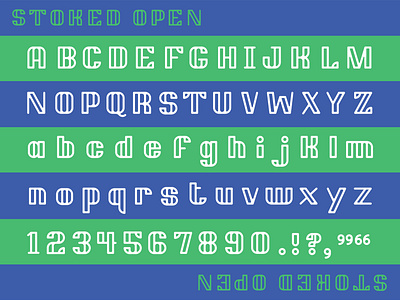 Stoked Open: A Typeface